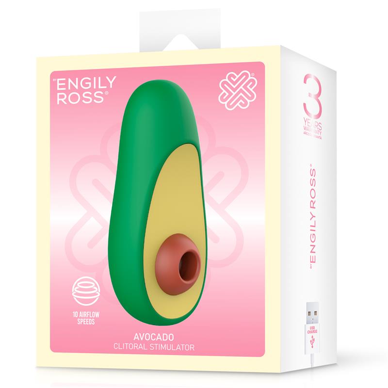 ENGILY ROSS Avocado Estimulador de Clítoris con Succión