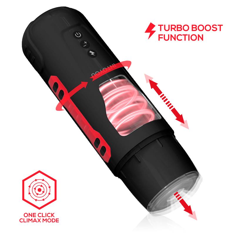 INTOYOU Pyro Masturbador Advanced con Thrusting, Rotación y Gemidos