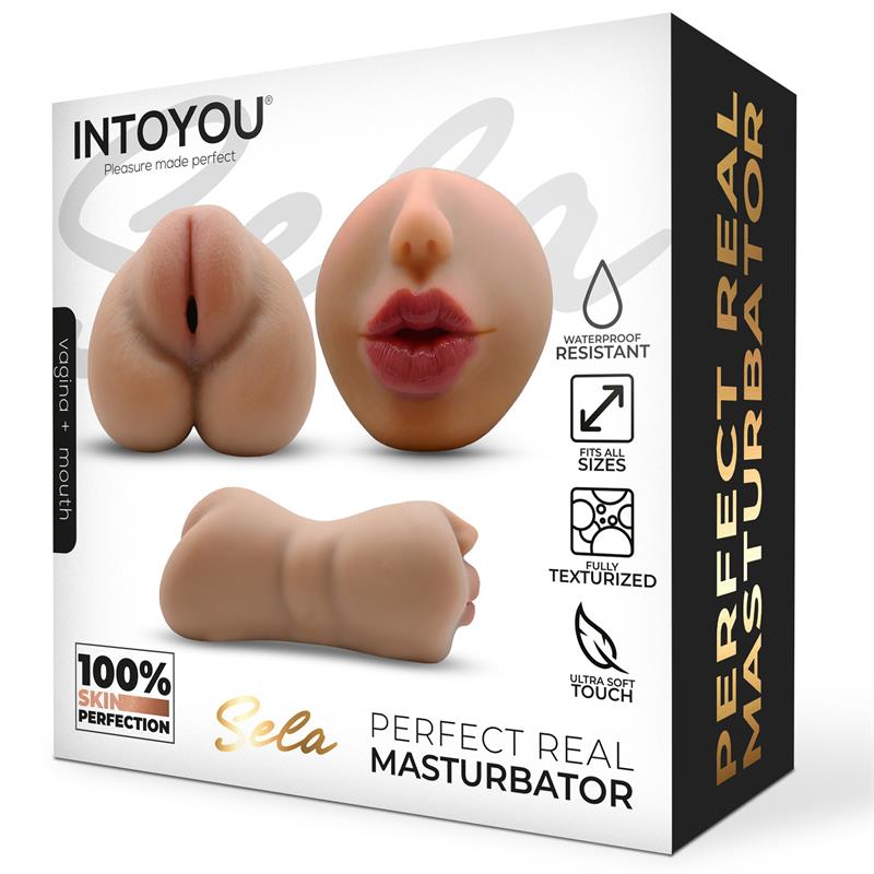 LIKETRUE Sela Vagina y Boca Super Realista 635 gr